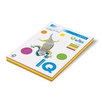 Набор цветной бумаги IQ Color А4, 80 г/м.кв, 20