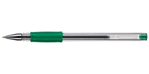 Ручка гелевая Attache Town зеленая, 0.5 мм