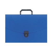 Папка-портфель пластиковый Attache FC40/0.6, A4, син