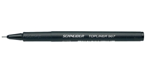 Линер, капиллярная ручка Schneider Topliner 9671, черн