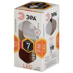 Лампа светодиодная ЭРА, 5Вт, E27, 4000К, белый, P45-5w-840