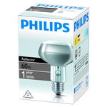 Лампа накаливания Philips, зеркальная, 60Вт, цоколь E27