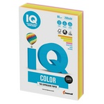 Набор цветной бумаги IQ Color А4, 80 г/м.кв, 200 л. 4 цв. по 50 л. Цвета: GN, GB, OR, PI