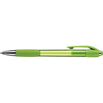 Ручка шариковая автоматическая Attache Happy, зеленый корпус, синяя, 0.5 мм