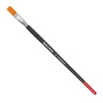 Кисть синтетика № 9 BRAUBERG 200215, плоская, длинная ручка