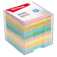 Блок для записи Berlingo Standard LNn_01260, 9х9х9 см, в пластиковом боксе, цветной