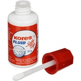 Корректирующая жидкость Kores Fluid Soft Tip art.66418, 25 мл, быстросохнущая
