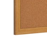 Доска пробковая Bi-Office 60х90 см, в деревянной раме