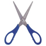 Ножницы BRAUBERG для левши Left hand 236785, 170 мм, 2-х сторонняя заточка, синие