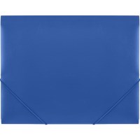 Папка пластиковая А4 с резинками Attache F315/2 синяя