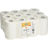 Полотенца бумажные Aster Mini, 231145, белые, 1-слойные, 12 рул. в упак