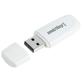 Флеш-диск 32 GB SMARTBUY Scout USB 2.0, белый, SB032GB2SCW