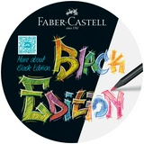 Карандаши цветные Faber-Castell &quot;Black Edition&quot;, 12 цветов, трехгранные, черное дерево, заточенные