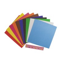 Цветной картон немелованный Каляка-Маляка КЦКМ10/200, 200х200 мм, 10 цветов 10 листов