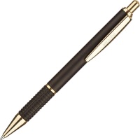 Ручка шариковая автоматическая Attache G08BL, латунный корпус, синяя паста, 0,7 мм