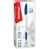 Ручка шариковая Berlingo Triangle Snow Pro CBp_70862, 0,7 мм, грип, синяя