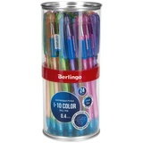 Ручка шариковая Berlingo &quot;I-10 Color&quot; синяя, 0,4 мм, ассорти. CBp_40015