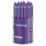 Ручка шариковая автоматическая Berlingo &quot;Envy&quot; CBm_07099, синяя, 0,7мм, корпус ассорти