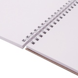 Скетчбук BRAUBERG ART DEBUT 110984, белая бумага 120 г/м2, А4 (205х290) мм, 40 л, жёсткая подложка, гребень