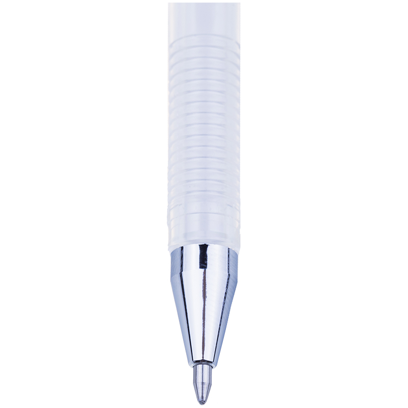 Ручка гелевая Crown NHJR-500P, пастель белая, 0,5 мм