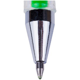 Ручка гелевая Crown Hi-Jell Color HJR-500H, светло-зеленая, 0,5 мм