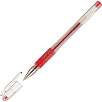 Ручка гелевая Pilot BLGP-G1-5-R GRIP с резиновым упором, красная, 0.5 мм