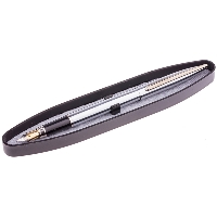 Ручка перьевая Berlingo CPs_82301 Golden Prestige, синяя, 0,8 мм, корпус черный-золото