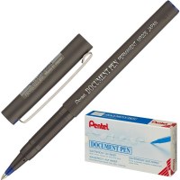 Ручка роллер PENTEL Dokument Pen MR205, цвет синий, 0.25 мм