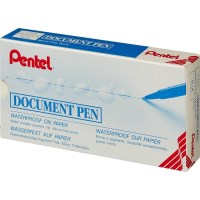 Ручка роллер PENTEL Dokument Pen MR205, цвет синий, 0.25 мм