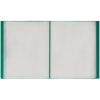 Папка 100 карманов OfficeSpace, А4, 64 мм, 800 мкм, зеленая