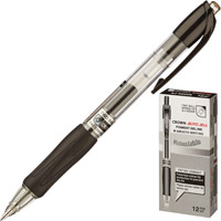 Ручка гелевая Crown AJ-5000R черная, автоматическ