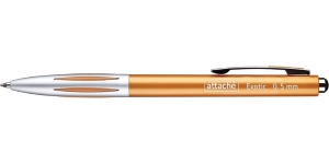 Ручка шариковая автоматическая Attache Exotic, оранжевый корпус, синяя, 0.5 мм