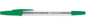 Ручка шариковая Corvina зеленая 441630 прозрачный
