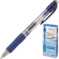 Ручка гелевая Crown AJ-5000R синяя, автоматическа