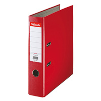 Папка-регистратор Esselte Economy ПВХ картон, А4, 75 мм красный