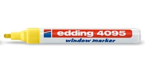 Маркер для окон Edding 4095 065, 2-3 мм, желтый