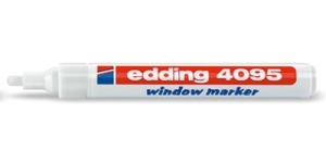 Маркер для окон Edding 4095 049, 2-3 мм, белый