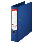 Папка-регистратор Esselte Standart Plus 81185 цветной ПВХ, А4+, 80мм, синяя.