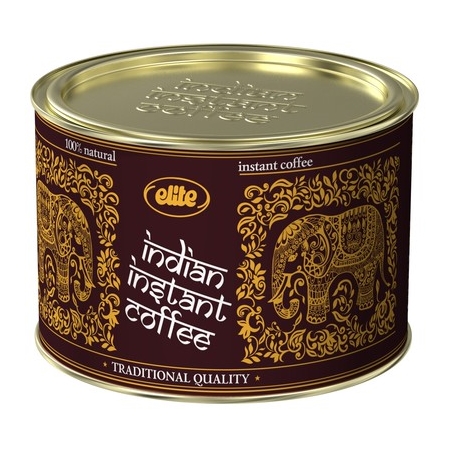 Кофе Indian Instant Coffee, растворимый, 95 г, жестяная банка