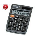 Калькулятор карманный Citizen SLD-100NR, 8 разрядный, черный