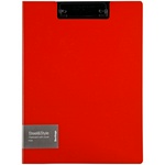 Папка-планшет с зажимом Berlingo "Steel&Style" PPf_93003, A4, пластик (полифом), красная