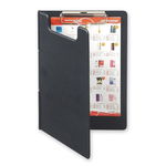 Папка-планшет клипборд Bantex 4212-10 А5, картон ПВХ, цвет черный, с верхней крышкой