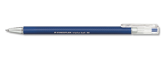 Ручка шариковая Staedtler triplus ball 431 F-3 цвет синий, 0.3 мм