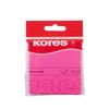 Стикеры Kores 75x75 мм, розовые, неоновые, 100 л ...