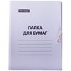 Папка для бумаг OfficeSpace 225337, белая с завязками,  ...