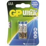 Батарейки GP Ultra Plus Alkaline AAA LR03 24AUP BL2 ...