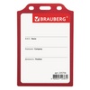 Бейдж вертикальный BRAUBERG 235756, жесткокаркасный (10 ...