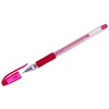Ручка гелевая Crown "Hi-Jell Needle Grip" кра ...