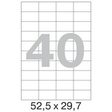 Этикетки самоклеящиеся Promega label basic эконом А4 52,5х29,7 мм, 40 шт., 100 л