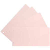 Разделительные полоски OfficeSpace, розовые, прямоугольные, 100 шт. в упак.